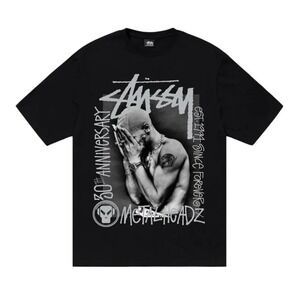 Stussy x Goldie Metalheadz 30th Anniversary T Shirt New With Tags Black Medium